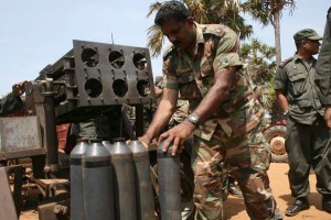 LTTE multi-barrel rocket launcher